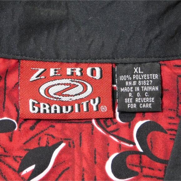 Zero Gravity Polyester Short Sleeve Button Shirt Mens XL - Picture 2 of 5